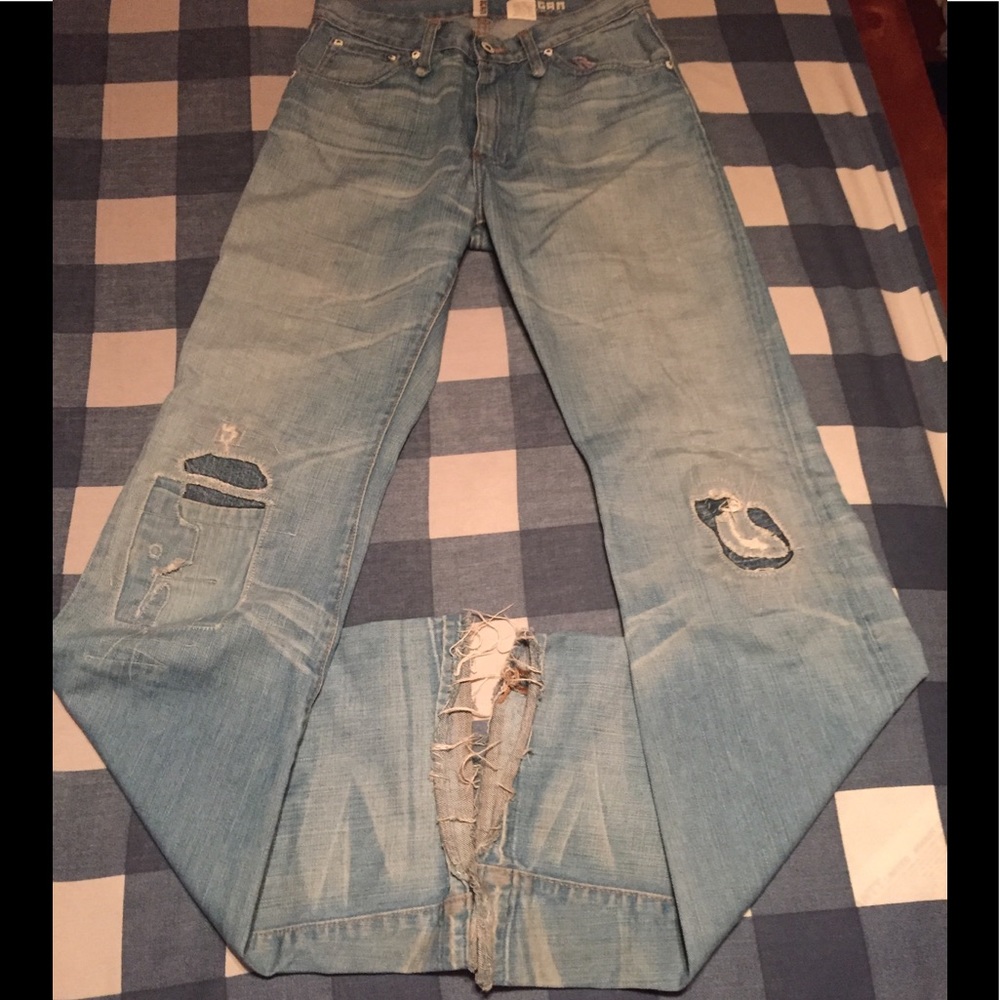 Rogan Distress Bootcut Jeans Sz 29